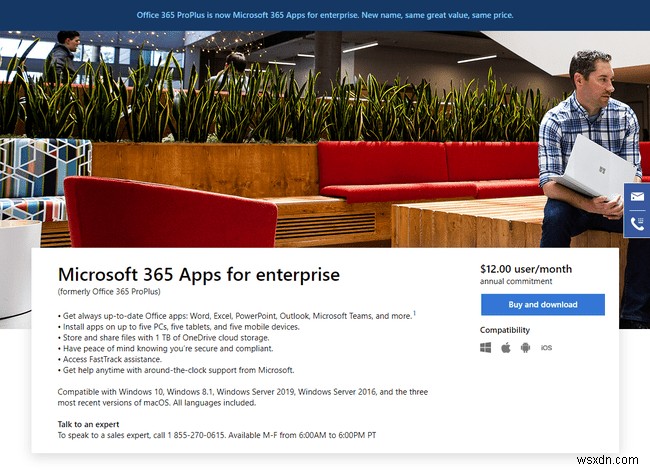 এন্টারপ্রাইজের জন্য Microsoft 365 অ্যাপস কি?