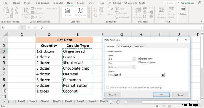 ডেটা সীমিত করার জন্য কিভাবে Excel এ একটি ড্রপ-ডাউন তালিকা তৈরি করবেন