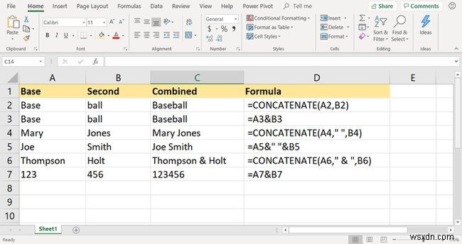 সেলগুলিকে একত্রিত করতে কিভাবে Excel CONCATENATE ফাংশন ব্যবহার করবেন