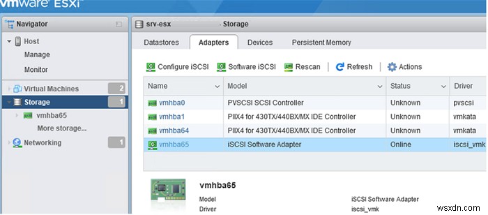 VMware ESXi-এ iSCSI ডেটাস্টোর (LUN) কনফিগার করা হচ্ছে 