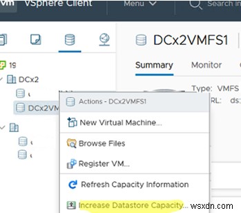 VMware ESXi (vSphere) এ VMFS ডেটাস্টোর ক্ষমতা বৃদ্ধি করা 
