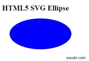 কিভাবে HTML5 SVG এ একটি উপবৃত্ত আঁকবেন? 