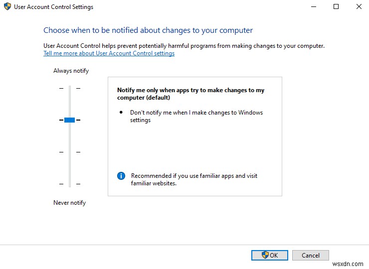 Windows 10 এ কিভাবে সম্পূর্ণরূপে ব্যবহারকারী অ্যাকাউন্ট নিয়ন্ত্রণ (UAC) নিষ্ক্রিয় করবেন