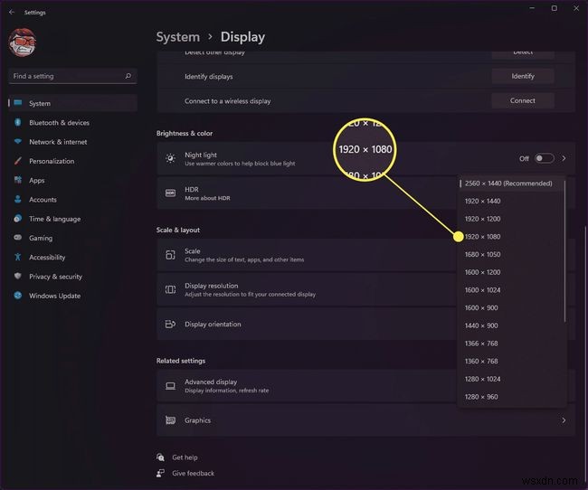 Windows 11 এ স্ক্রীন রেজোলিউশন কিভাবে সামঞ্জস্য করা যায়