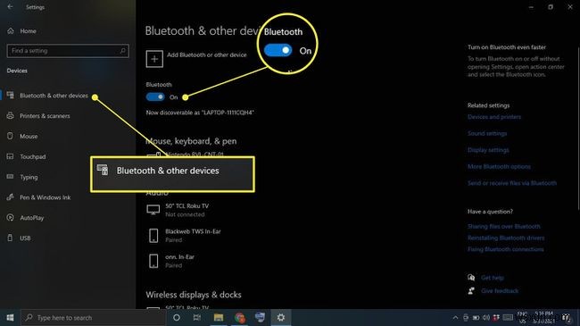 Windows 10 এ ব্লুটুথ কিভাবে চালু করবেন