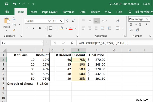 এক্সেলে VLOOKUP ফাংশনটি কীভাবে ব্যবহার করবেন