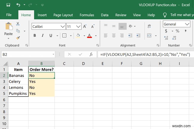 এক্সেলে VLOOKUP ফাংশনটি কীভাবে ব্যবহার করবেন