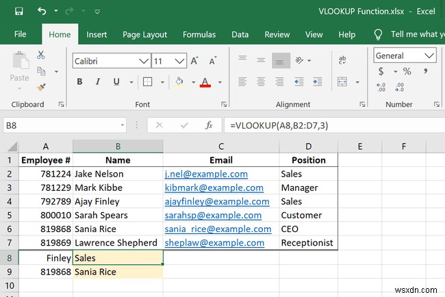 এক্সেলে VLOOKUP ফাংশনটি কীভাবে ব্যবহার করবেন