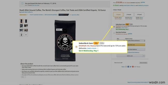 Amazon সাবস্ক্রাইব এবং সেভ কি?