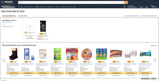 Amazon সাবস্ক্রাইব এবং সেভ কি?