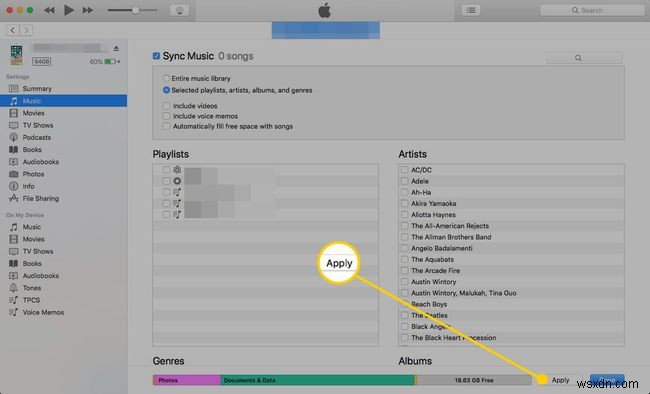 iTunes সিঙ্ক:শুধুমাত্র কিছু গান কিভাবে সিঙ্ক করা যায়