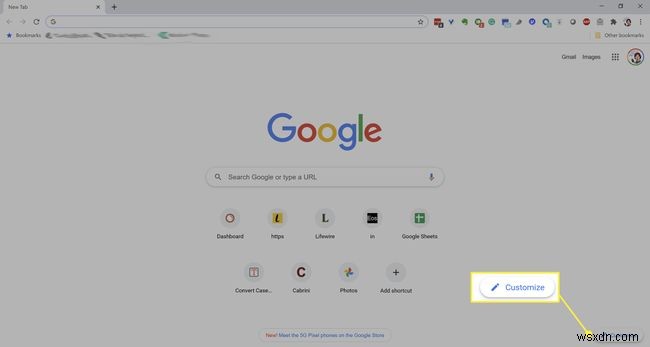 Google Chrome-এ নতুন ট্যাব শর্টকাটগুলি কীভাবে সরানো যায়