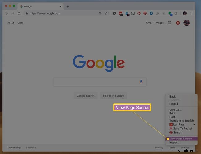 Google Chrome-এ HTML উৎস কিভাবে দেখবেন