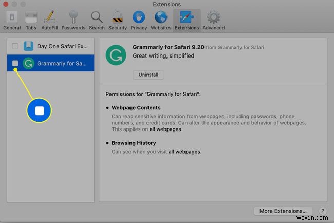 কীভাবে সাফারি এক্সটেনশনগুলি ইনস্টল, পরিচালনা এবং মুছবেন