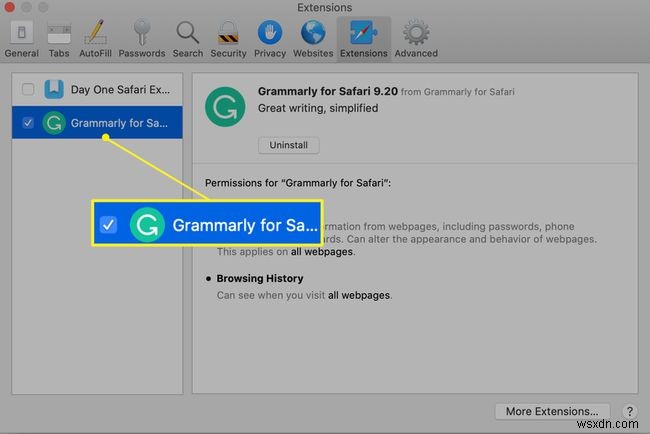 কীভাবে সাফারি এক্সটেনশনগুলি ইনস্টল, পরিচালনা এবং মুছবেন