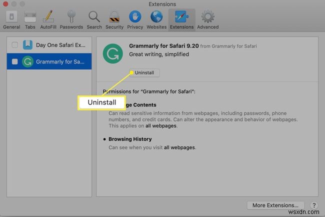 কীভাবে সাফারি এক্সটেনশনগুলি ইনস্টল, পরিচালনা এবং মুছবেন