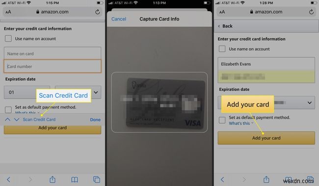আইফোনের জন্য সাফারিতে ক্রেডিট কার্ড নম্বরগুলি কীভাবে স্ক্যান করবেন