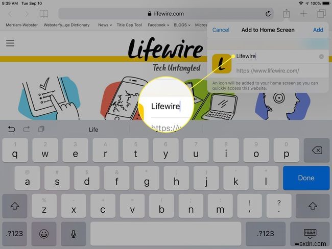 আইপ্যাডের হোম স্ক্রিনে সাফারি ওয়েবসাইট শর্টকাটগুলি কীভাবে যুক্ত করবেন