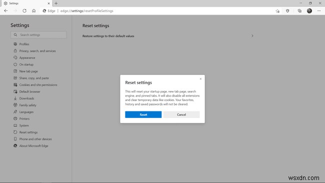 কিভাবে Microsoft Edge রিসেট করবেন