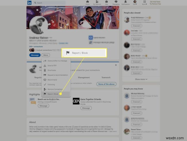 লিঙ্কডইনে কাউকে কীভাবে ব্লক করবেন