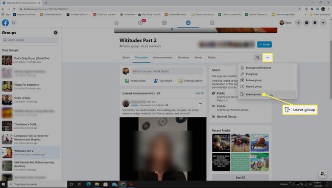 কীভাবে একটি Facebook গ্রুপ ছেড়ে যাবে