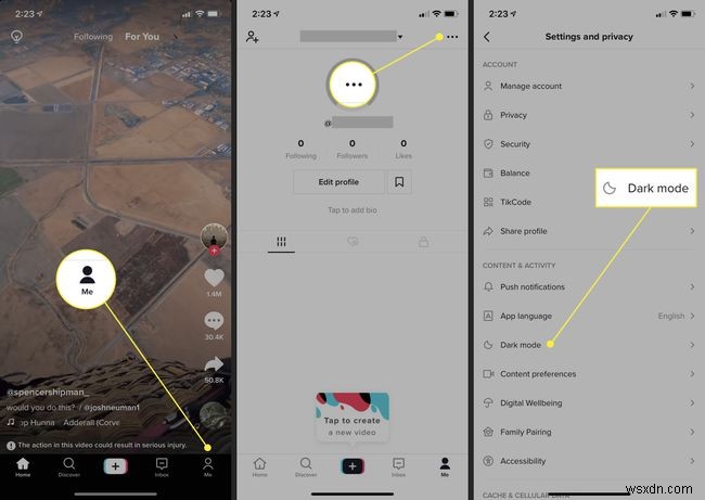 কিভাবে TikTok এ ডার্ক মোড পাবেন