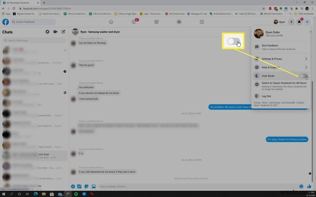 কিভাবে ফেসবুক মেসেঞ্জার ডার্ক মোড চালু করবেন