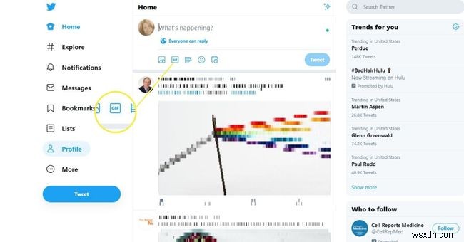 টুইটারে কিভাবে একটি GIF টুইট করবেন