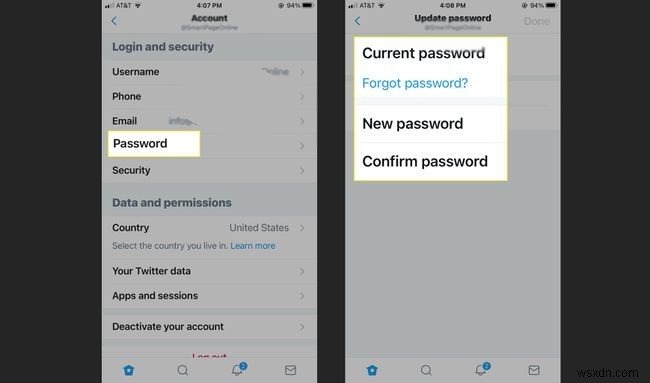 আপনার টুইটার পাসওয়ার্ড কিভাবে পরিবর্তন করবেন