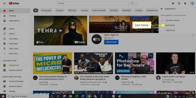 কিভাবে YouTube এর ডার্ক থিম চালু করবেন