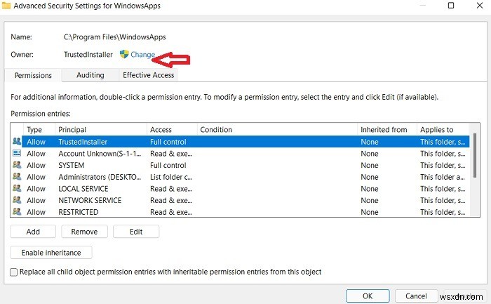 Windows এ কিভাবে WindowsApps ফোল্ডার অ্যাক্সেস করবেন