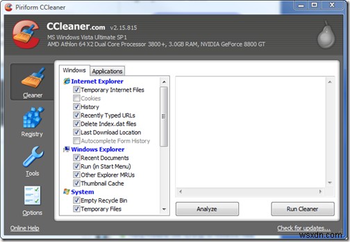 কিভাবে CCleaner দিয়ে Windows Vista অটো-ক্লিন করবেন