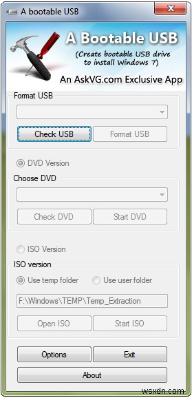 একটি USB ড্রাইভ থেকে Windows 7/Vista/Server 2008 ইনস্টল করার আরও একটি উপায়