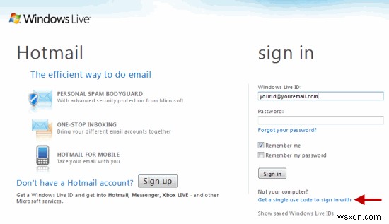 আপনার উইন্ডোজ লাইভ অ্যাকাউন্টের জন্য কীভাবে একটি সিঙ্গেল সাইন অন কোড পাবেন