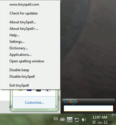 TinySpell ব্যবহার করে উইন্ডোজ অ্যাপ্লিকেশনগুলিতে বানান চেক যোগ করা