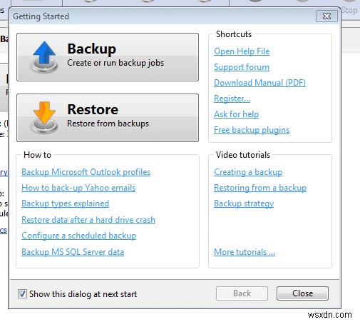 বিনামূল্যে উপহার:Backup4All Professional [Windows] (প্রতিযোগিতা বন্ধ)