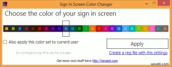 Windows 8 এ সাইন ইন স্ক্রিনের রঙ কিভাবে পরিবর্তন করবেন