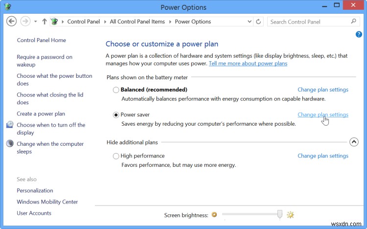 Windows 8.1 এ স্বয়ংক্রিয়-উজ্জ্বলতা সামঞ্জস্য অক্ষম করুন