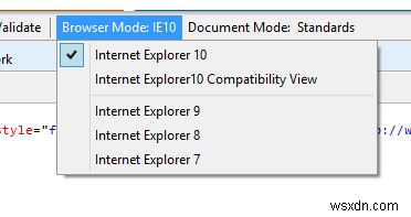 ইন্টারনেট এক্সপ্লোরার 10 এ IE 7, 8 এবং 9 মোডে কীভাবে একটি ওয়েবসাইট দেখতে হয়