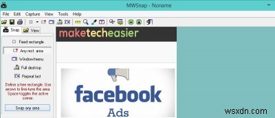 MWSnap – উইন্ডোজের জন্য একটি বিনামূল্যের স্ক্রিন ক্যাপচার টুল এবং সম্পাদক