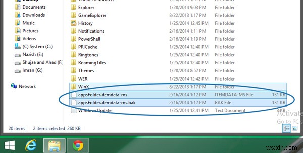 Windows 8/8.1 স্ক্রীন লেআউট ব্যাকআপ এবং পুনরুদ্ধার করুন