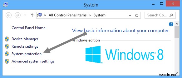 Windows 8/8.1 এ কিভাবে সিস্টেম রিস্টোর অক্ষম বা কনফিগার করবেন