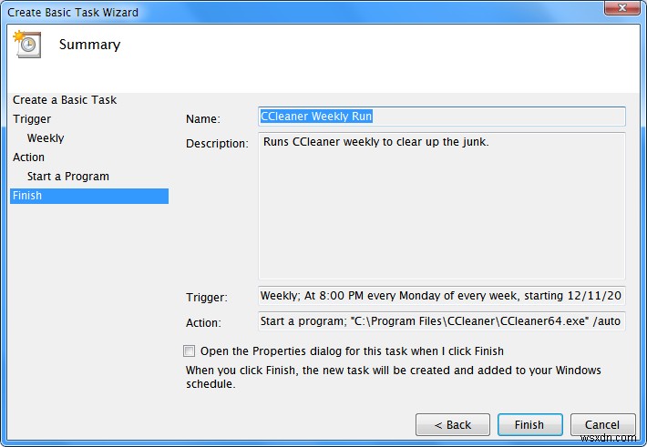 Windows Task Scheduler ব্যবহার করে স্বয়ংক্রিয়ভাবে চালানোর জন্য CCleaner কিভাবে শিডিউল করবেন