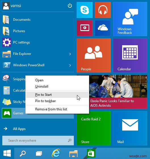 Windows 10 স্টার্ট মেনু কাস্টমাইজ করার ৪টি সহজ উপায়