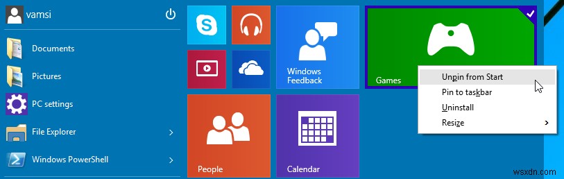 Windows 10 স্টার্ট মেনু কাস্টমাইজ করার ৪টি সহজ উপায়