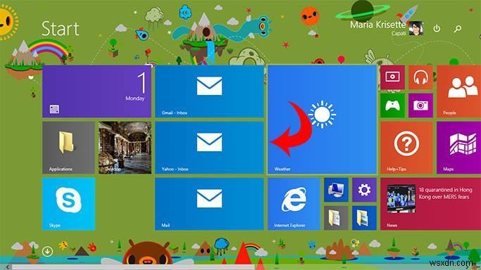 Windows 8.1 মেল অ্যাপে একাধিক ইমেলের জন্য কীভাবে বিভিন্ন লাইভ টাইলস ব্যবহার করবেন