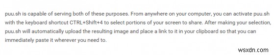 Puu.sh এর সাথে আপনার স্ক্রিনশটগুলি সহজে নিন এবং শেয়ার করুন