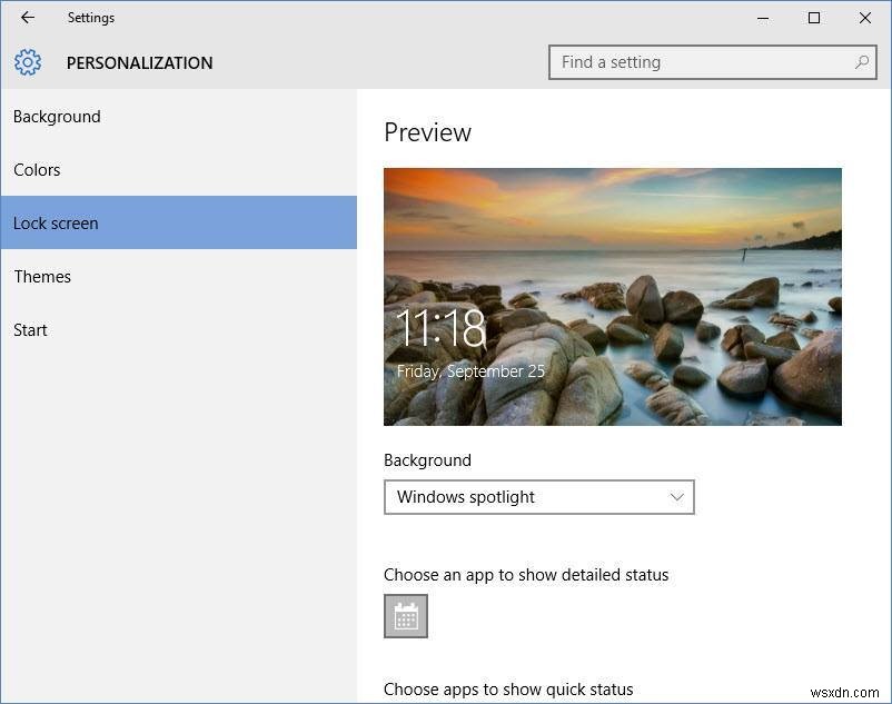 Windows 10 এ লক স্ক্রীন কিভাবে কাস্টমাইজ করবেন