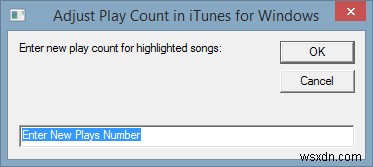 আইটিউনস [উইন্ডোজ] এ প্লে কাউন্ট সামঞ্জস্য করা