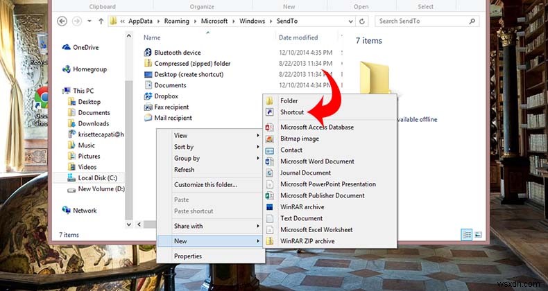 Windows 8 এ কনটেক্সট মেনুতে ফাইল অনুসন্ধান এবং নেভিগেশন উন্নত করুন